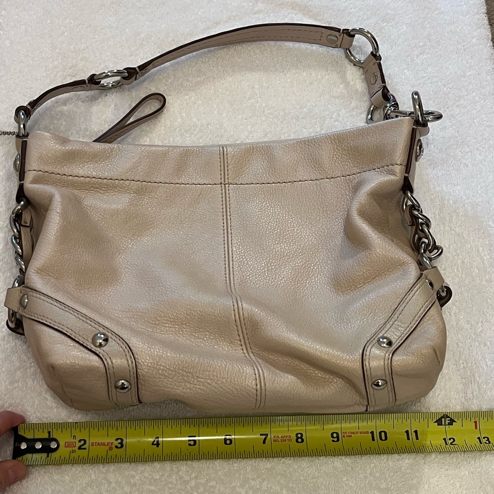 Coach leather hobo bag